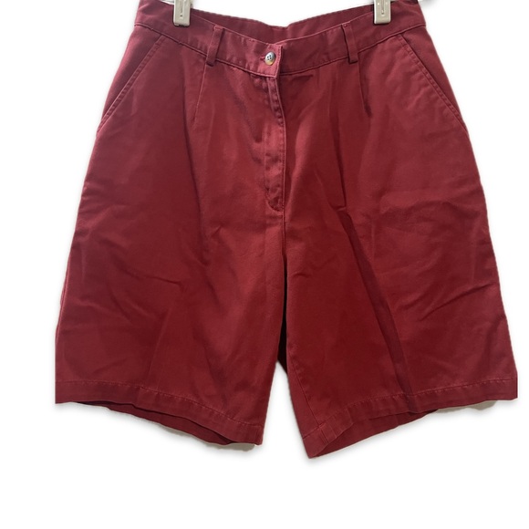 Vintage L.L. Bean High Waisted Trouser Shorts Size 10 - Picture 1 of 6